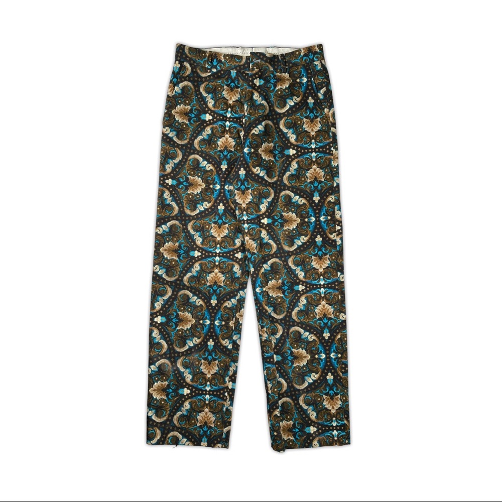 Dries Van Noten Psychedelic Print Denim Jeans